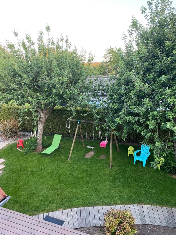 Maison Avec Piscine Et Sauna A Vire Bagian luar foto
