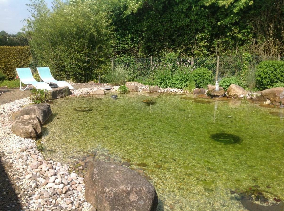 Maison Avec Piscine Et Sauna A Vire Bagian luar foto